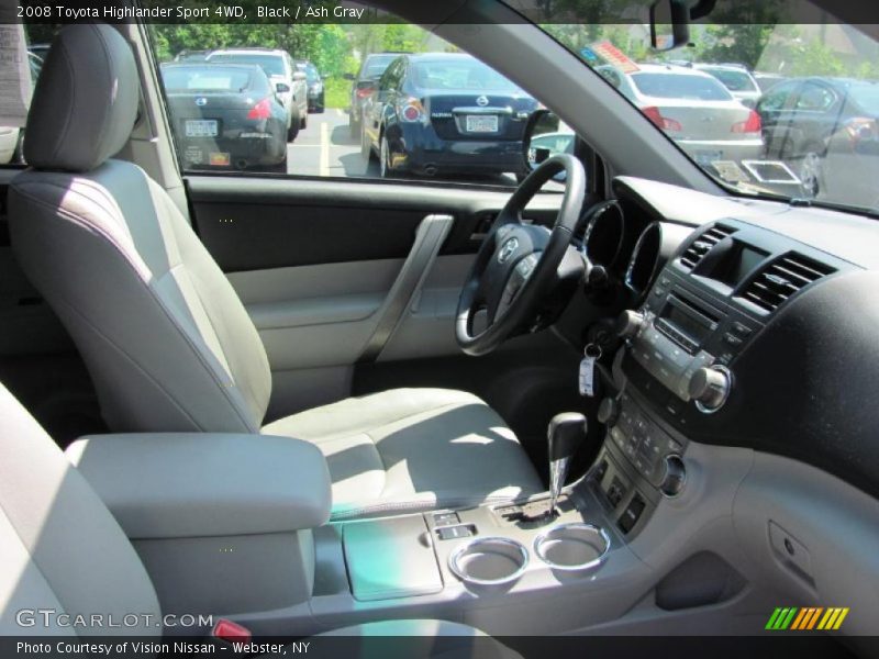 Black / Ash Gray 2008 Toyota Highlander Sport 4WD