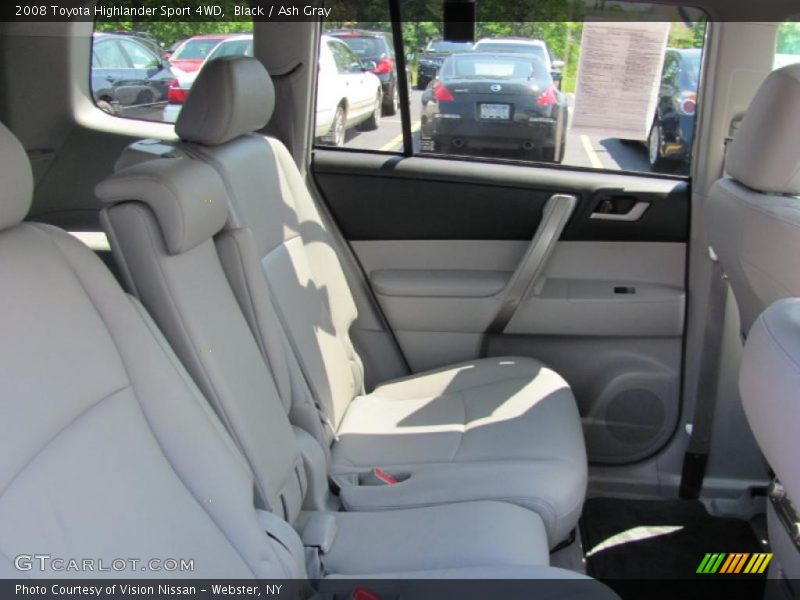 Black / Ash Gray 2008 Toyota Highlander Sport 4WD