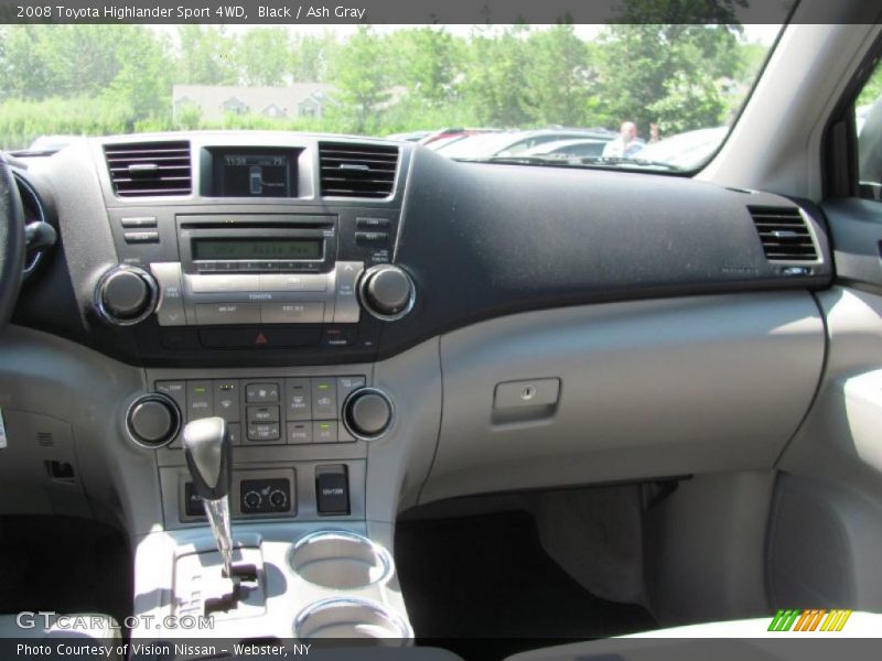 Black / Ash Gray 2008 Toyota Highlander Sport 4WD