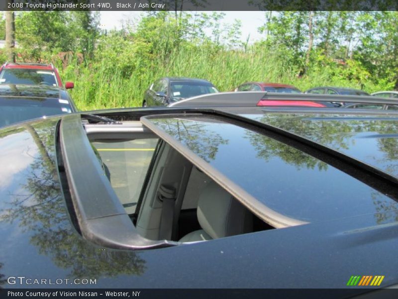 Black / Ash Gray 2008 Toyota Highlander Sport 4WD