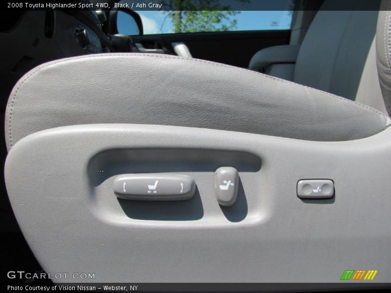 Black / Ash Gray 2008 Toyota Highlander Sport 4WD