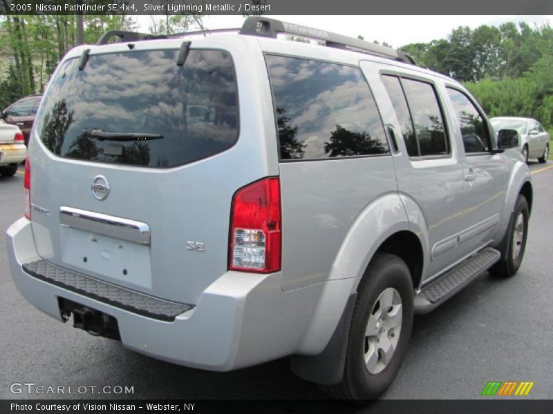 Silver Lightning Metallic / Desert 2005 Nissan Pathfinder SE 4x4