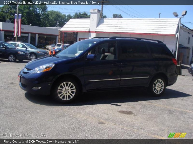 Nautical Blue Metallic / Stone 2007 Toyota Sienna XLE Limited AWD