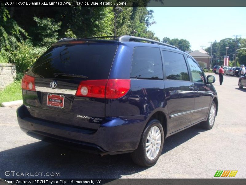 Nautical Blue Metallic / Stone 2007 Toyota Sienna XLE Limited AWD