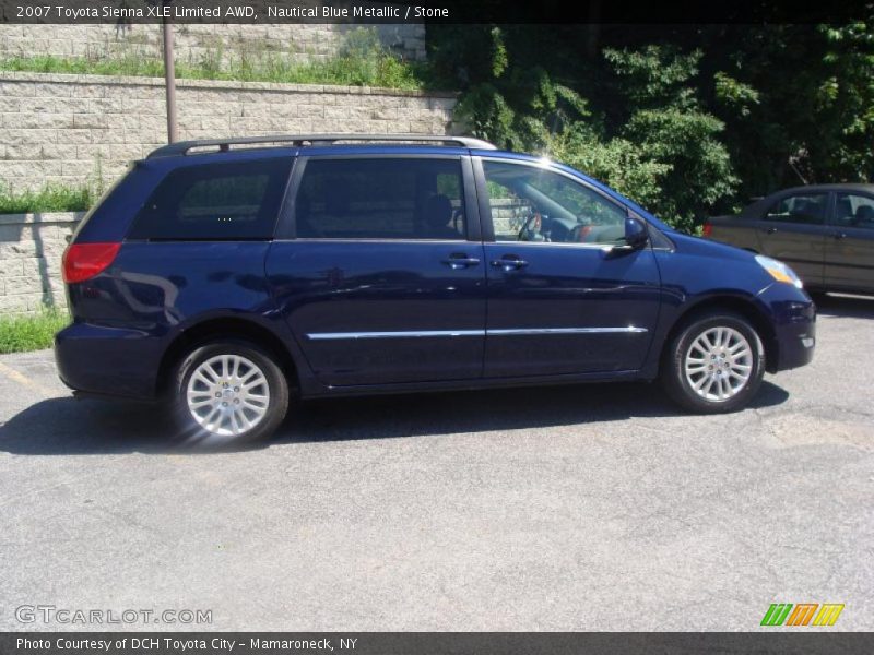 Nautical Blue Metallic / Stone 2007 Toyota Sienna XLE Limited AWD