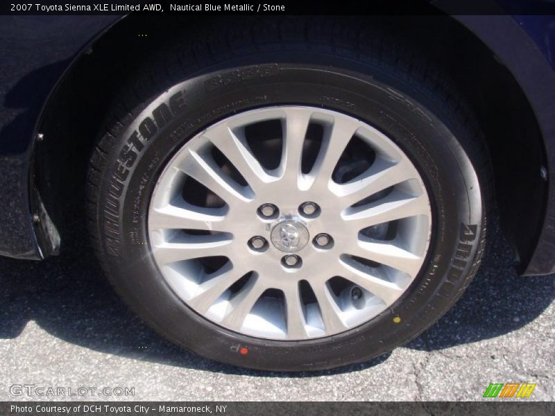 Nautical Blue Metallic / Stone 2007 Toyota Sienna XLE Limited AWD