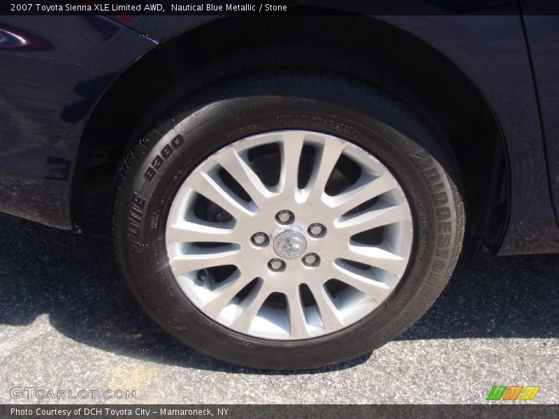Nautical Blue Metallic / Stone 2007 Toyota Sienna XLE Limited AWD