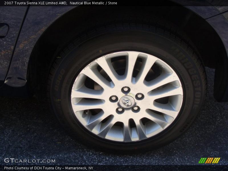 Nautical Blue Metallic / Stone 2007 Toyota Sienna XLE Limited AWD