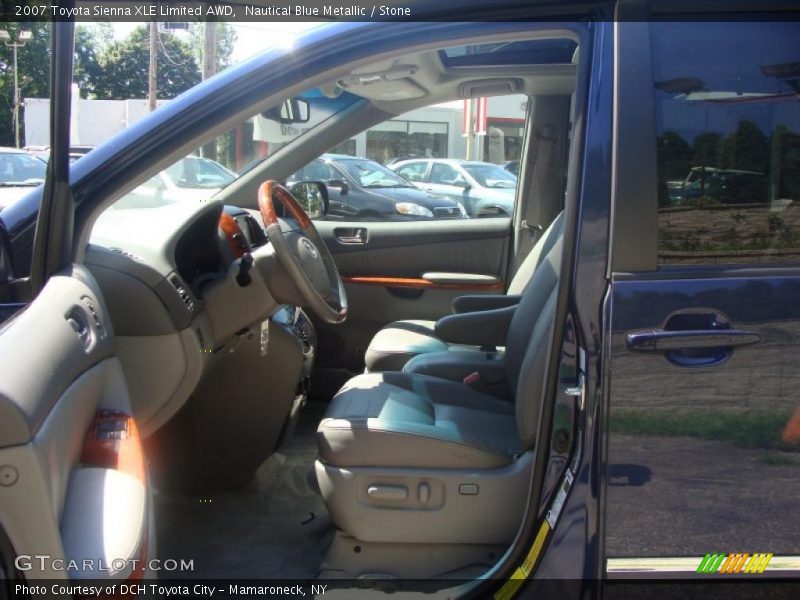 Nautical Blue Metallic / Stone 2007 Toyota Sienna XLE Limited AWD