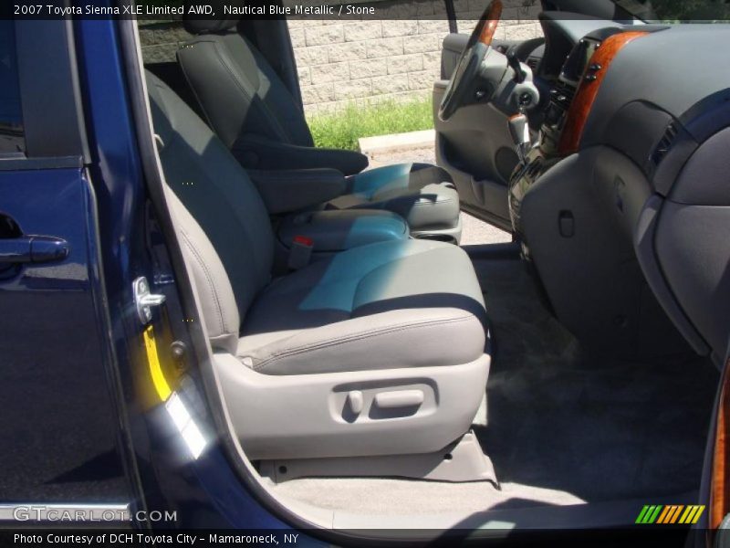 Nautical Blue Metallic / Stone 2007 Toyota Sienna XLE Limited AWD