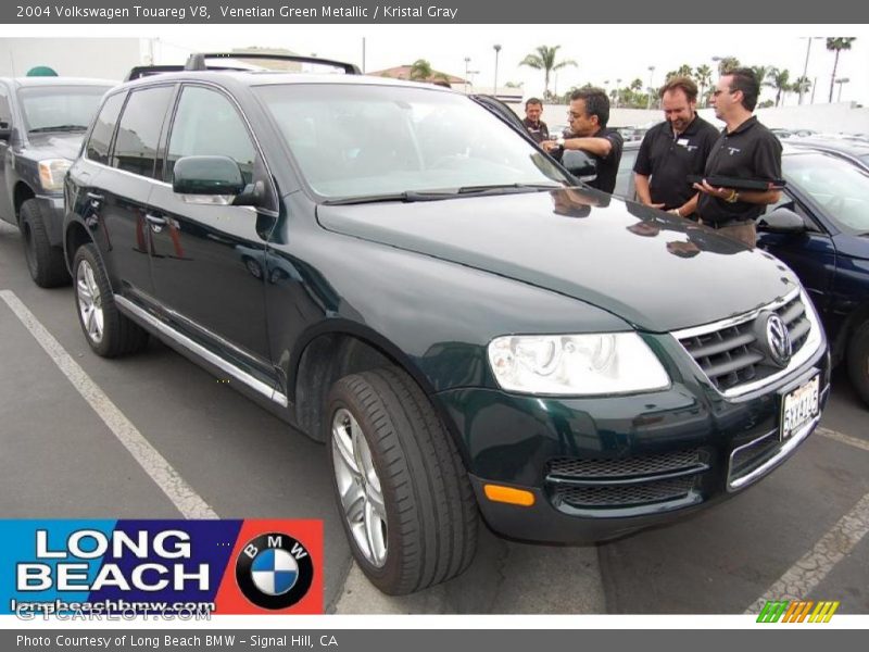 Venetian Green Metallic / Kristal Gray 2004 Volkswagen Touareg V8