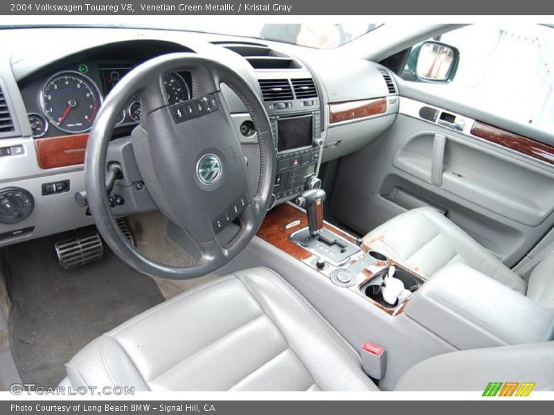 Venetian Green Metallic / Kristal Gray 2004 Volkswagen Touareg V8