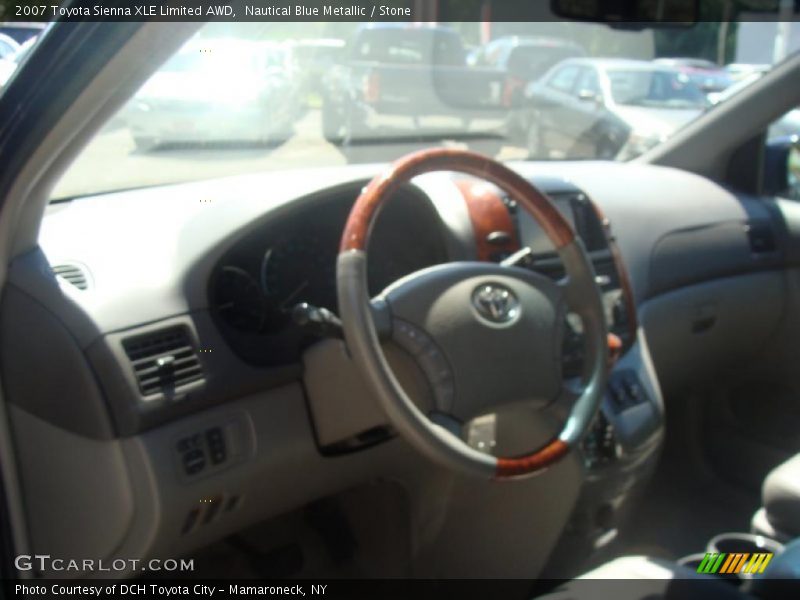 Nautical Blue Metallic / Stone 2007 Toyota Sienna XLE Limited AWD
