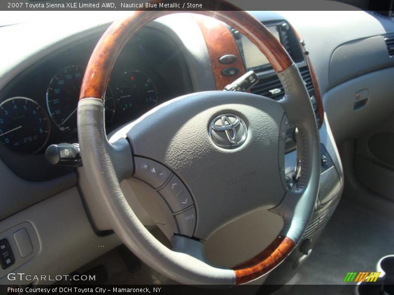 Nautical Blue Metallic / Stone 2007 Toyota Sienna XLE Limited AWD