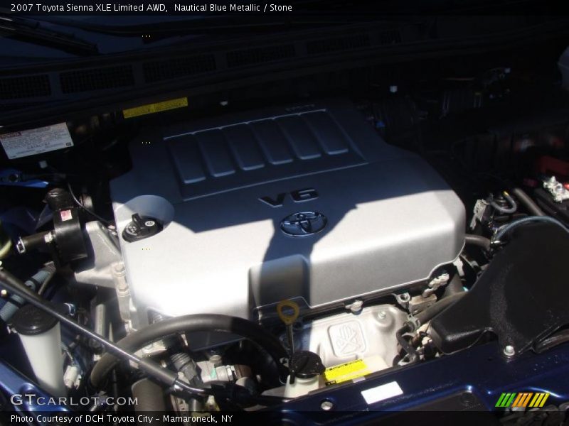 Nautical Blue Metallic / Stone 2007 Toyota Sienna XLE Limited AWD