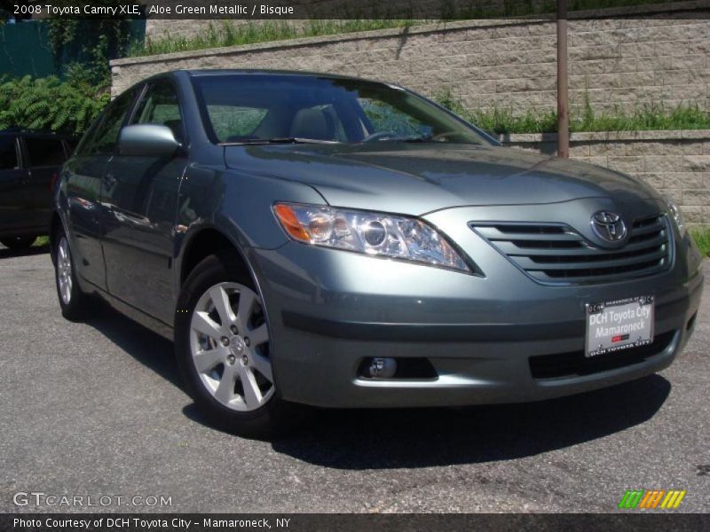 Aloe Green Metallic / Bisque 2008 Toyota Camry XLE