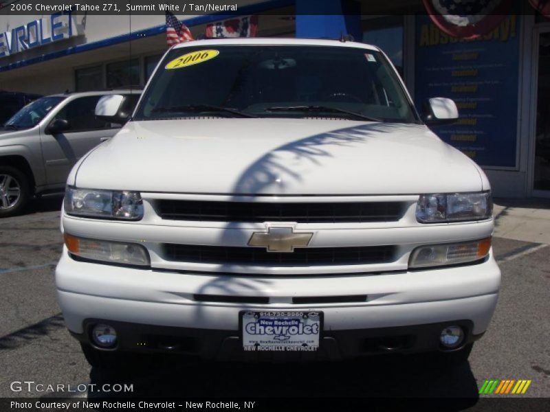 Summit White / Tan/Neutral 2006 Chevrolet Tahoe Z71