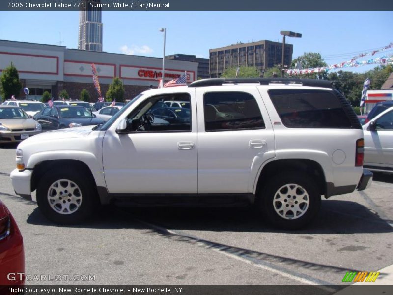 Summit White / Tan/Neutral 2006 Chevrolet Tahoe Z71