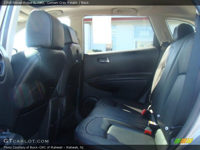 Gotham Gray Metallic / Black 2008 Nissan Rogue SL AWD