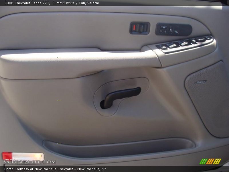 Summit White / Tan/Neutral 2006 Chevrolet Tahoe Z71