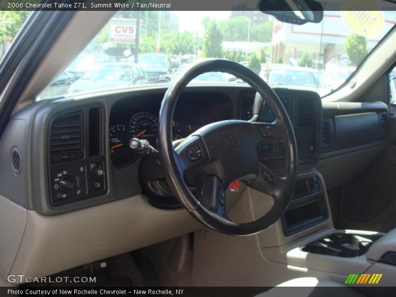 Summit White / Tan/Neutral 2006 Chevrolet Tahoe Z71