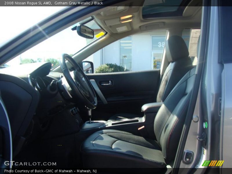 Gotham Gray Metallic / Black 2008 Nissan Rogue SL AWD