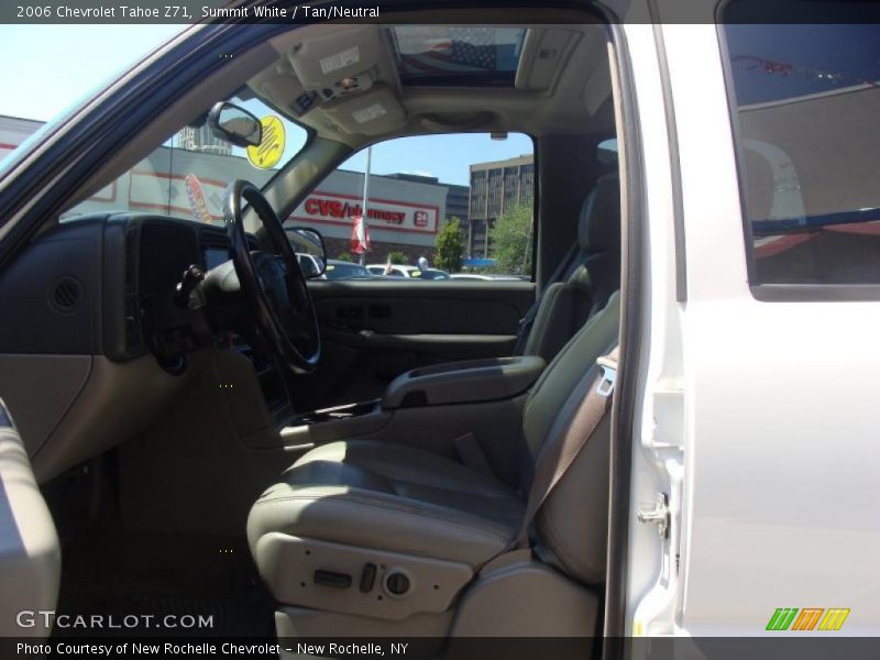Summit White / Tan/Neutral 2006 Chevrolet Tahoe Z71
