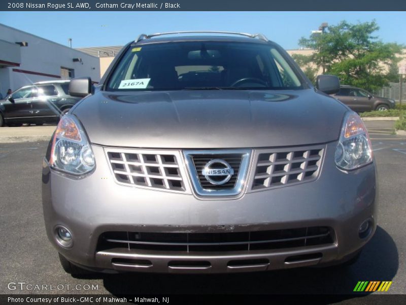 Gotham Gray Metallic / Black 2008 Nissan Rogue SL AWD