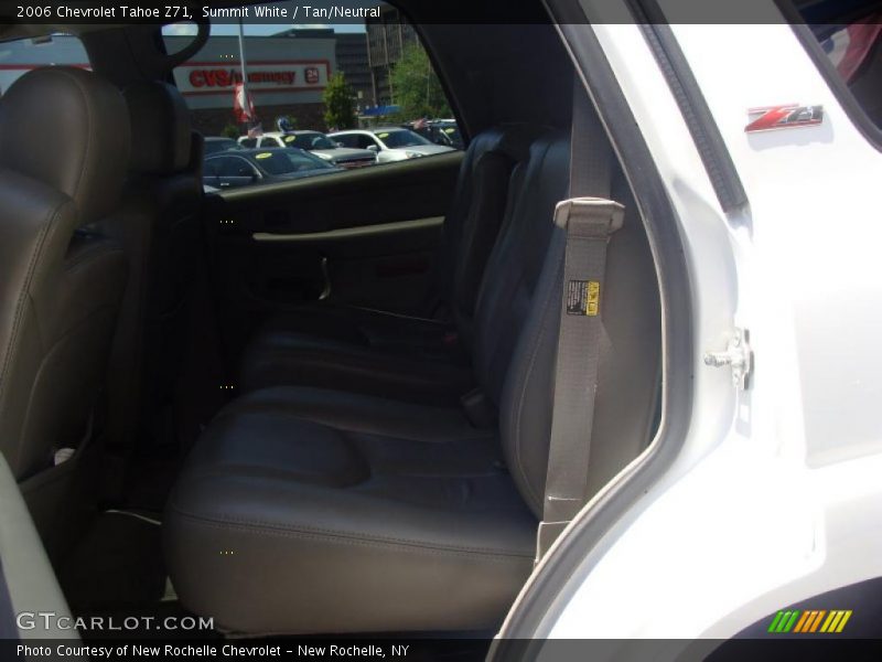 Summit White / Tan/Neutral 2006 Chevrolet Tahoe Z71
