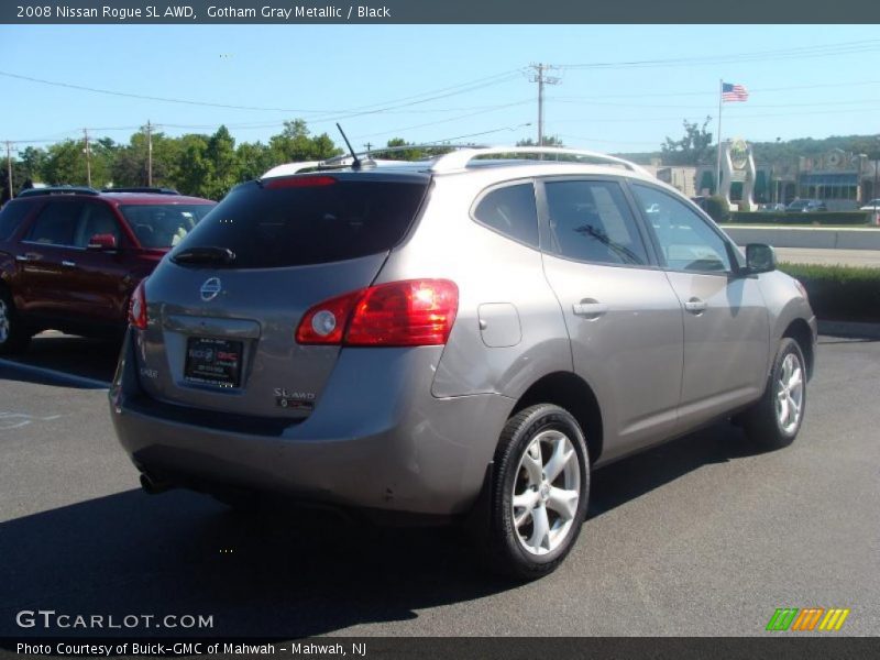 Gotham Gray Metallic / Black 2008 Nissan Rogue SL AWD