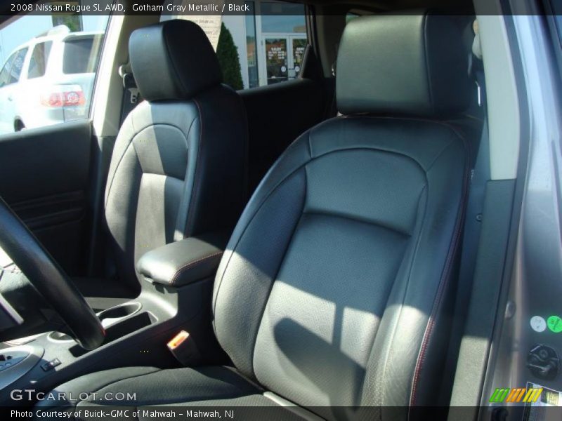Gotham Gray Metallic / Black 2008 Nissan Rogue SL AWD