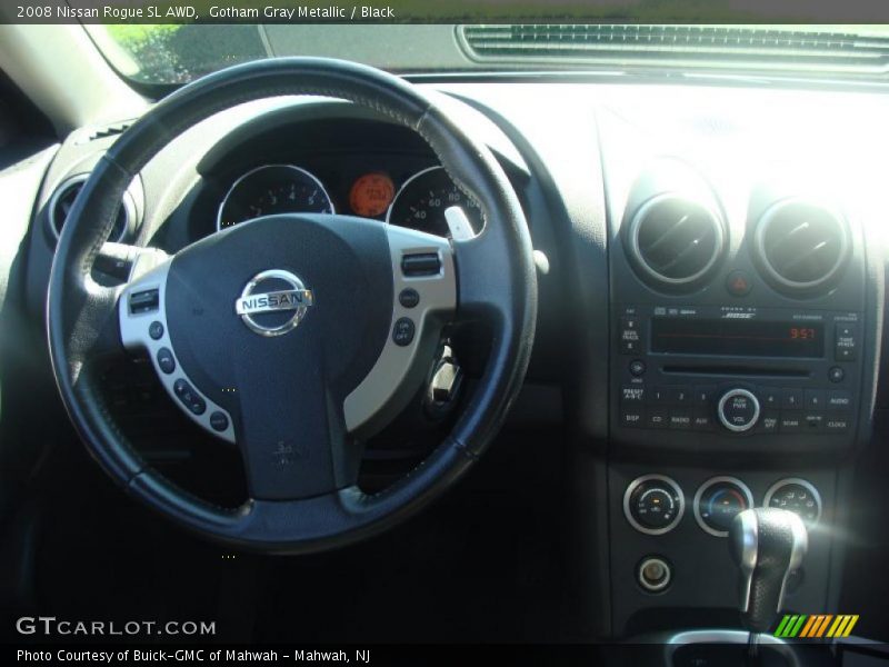 Gotham Gray Metallic / Black 2008 Nissan Rogue SL AWD