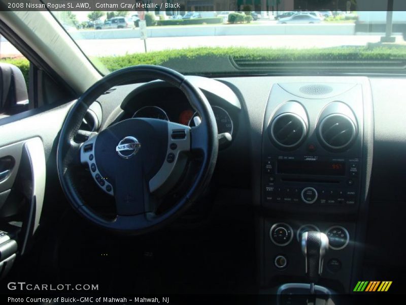 Gotham Gray Metallic / Black 2008 Nissan Rogue SL AWD
