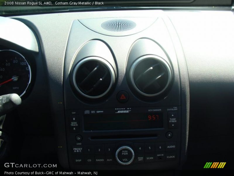 Gotham Gray Metallic / Black 2008 Nissan Rogue SL AWD