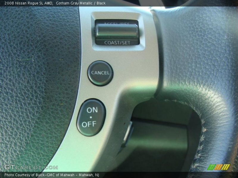 Gotham Gray Metallic / Black 2008 Nissan Rogue SL AWD