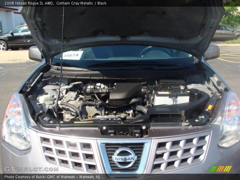 Gotham Gray Metallic / Black 2008 Nissan Rogue SL AWD