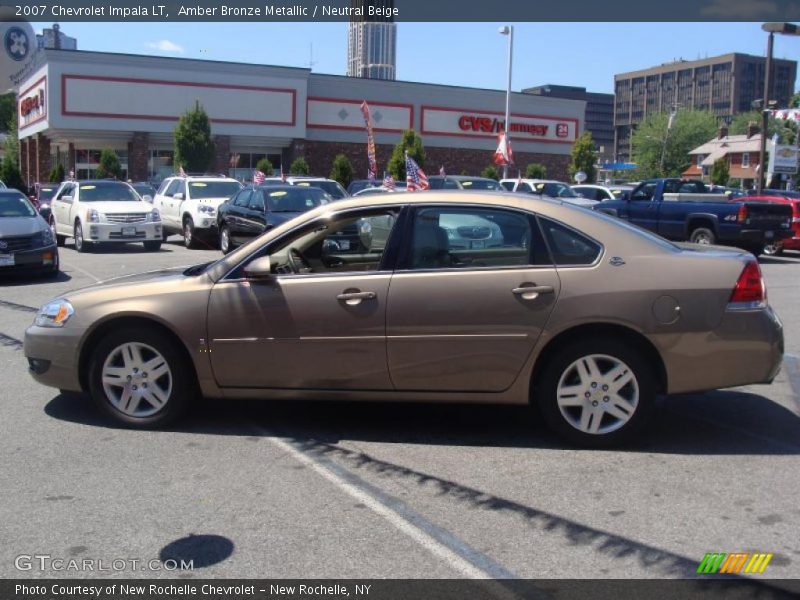 Amber Bronze Metallic / Neutral Beige 2007 Chevrolet Impala LT