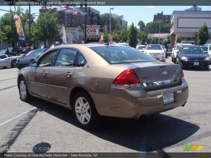 Amber Bronze Metallic / Neutral Beige 2007 Chevrolet Impala LT