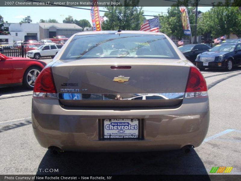 Amber Bronze Metallic / Neutral Beige 2007 Chevrolet Impala LT