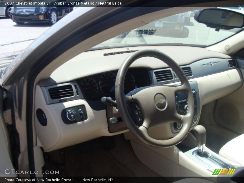 Amber Bronze Metallic / Neutral Beige 2007 Chevrolet Impala LT