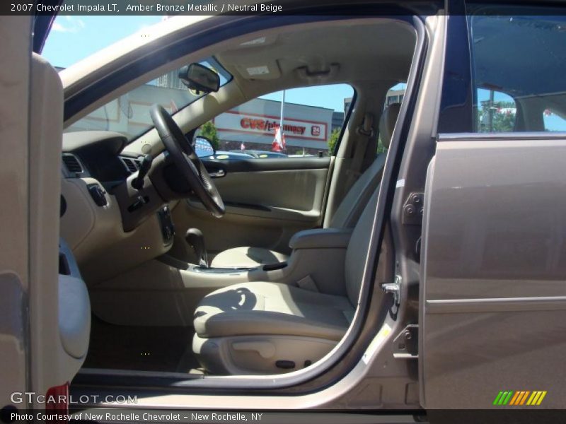 Amber Bronze Metallic / Neutral Beige 2007 Chevrolet Impala LT