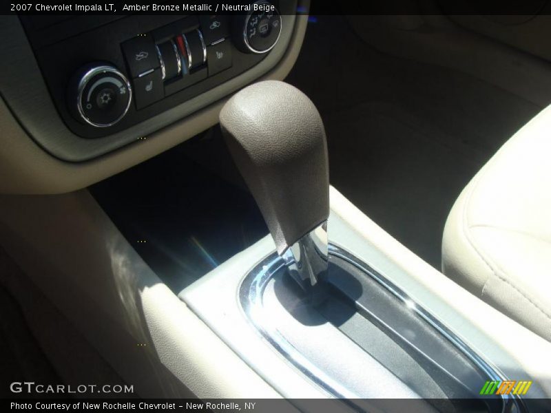 Amber Bronze Metallic / Neutral Beige 2007 Chevrolet Impala LT