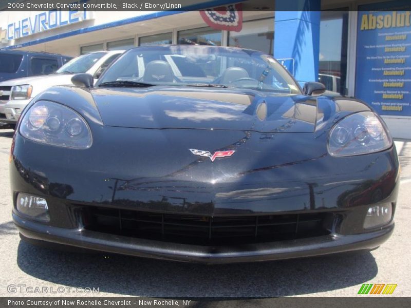 Black / Ebony/Linen 2009 Chevrolet Corvette Convertible