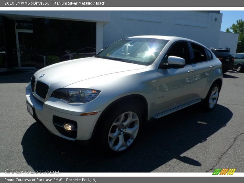 Titanium Silver Metallic / Black 2010 BMW X6 xDrive35i
