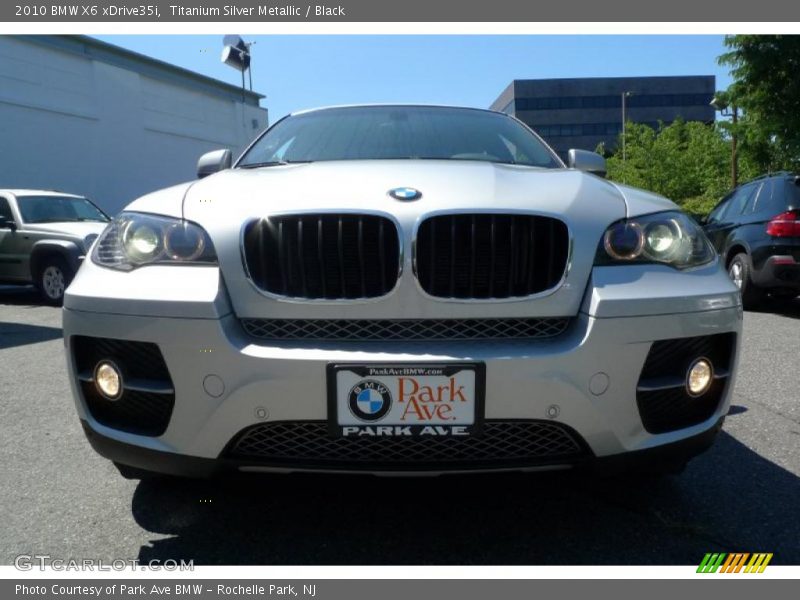 Titanium Silver Metallic / Black 2010 BMW X6 xDrive35i