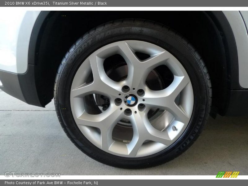 Titanium Silver Metallic / Black 2010 BMW X6 xDrive35i