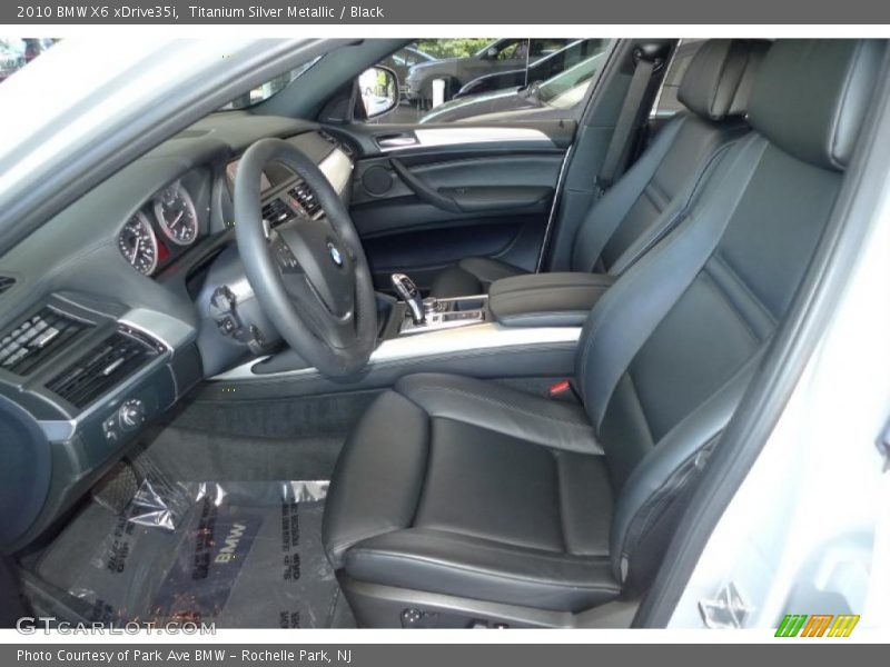 Titanium Silver Metallic / Black 2010 BMW X6 xDrive35i