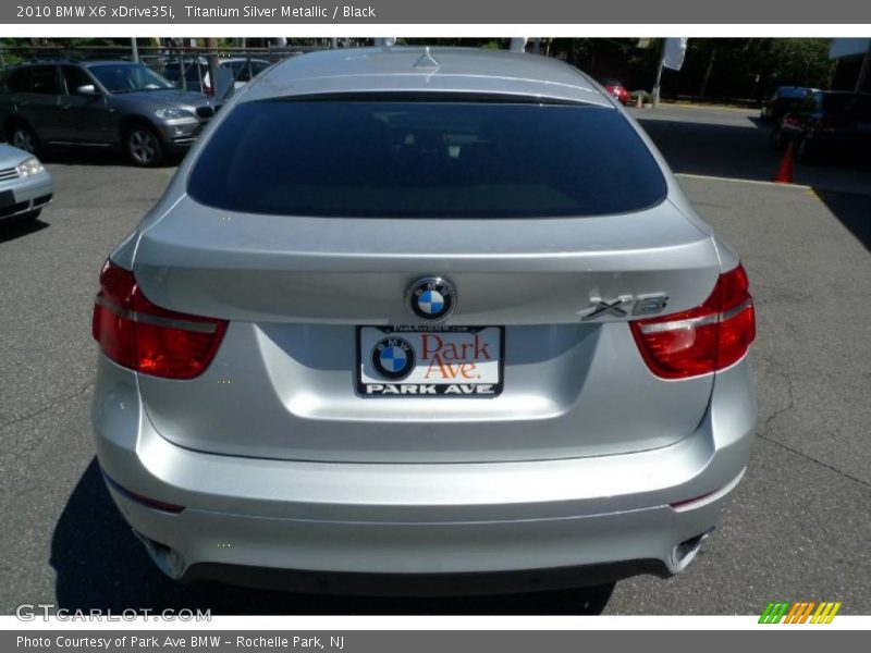 Titanium Silver Metallic / Black 2010 BMW X6 xDrive35i