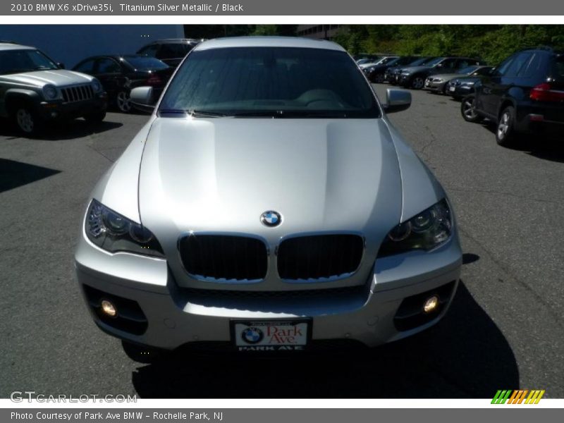 Titanium Silver Metallic / Black 2010 BMW X6 xDrive35i