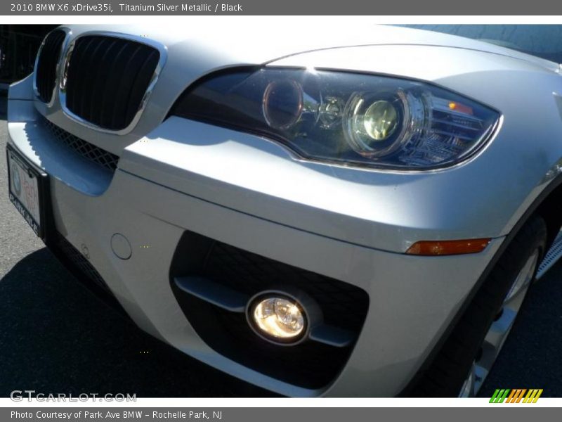 Titanium Silver Metallic / Black 2010 BMW X6 xDrive35i